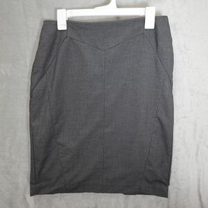 Worthington Pencil Skirt Womens Size 8 Grey Business Work Teacher Career Church